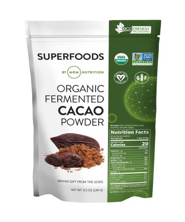 MRM Organic Fermented Cacao Powder 8.5 oz (240 g) - Buy Online on GoSupps.com