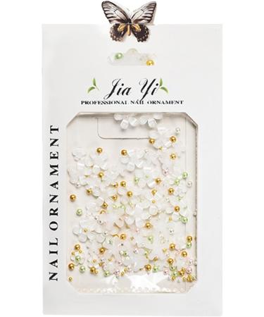 1Bag 3D Flower For Women Nails Art Decorations Easy Installation And Removal Add Charm To Your White - Buy Online on GoSupps.com