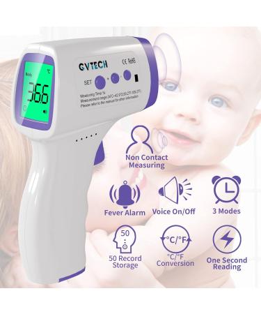 Infrared Forehead Digital Thermometer - Accurate & Fast Non-Contact Measurement | Three Color Backlight Display - Children & Adult Home Health Care - Blue - Buy Online on GoSupps.com