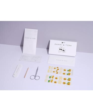 DANNI & TONI 28 Semi-Cured Nail Wraps - Joie de Vivre Gel Nail Stickers Set - Buy Online on GoSupps.com