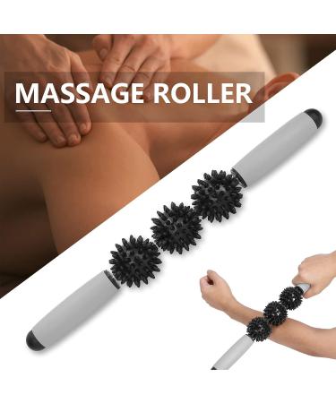 OKAT Body Massage Roller - Multi-Functional Muscle Relief for Stiffness | Comfortable Massage Scooters for Everyday Use in the Office (Black) - Buy Online on GoSupps.com