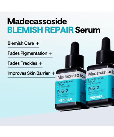 Mediheal Madecassoside Repair Serum 1.35 fl.oz - Blemish Care Fades Pigmentation and Freckles & Skin Soothing & Hydration - with Centella Asiatica Niacinamide - Buy Online on GoSupps.com