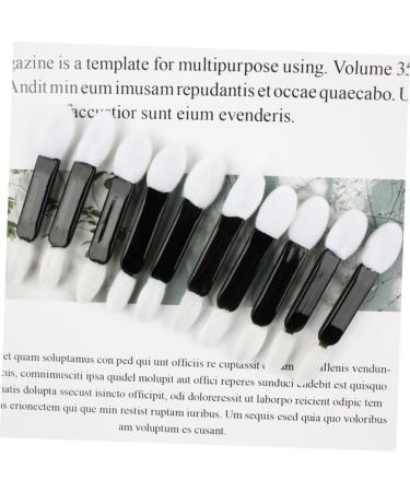 Baluue 50pcs Eye Shadow Applicator Double Ended Sponge Makeup Beauty Tool Kits Eyeshadow Applicator White - Buy Online on GoSupps.com
