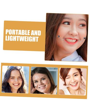 Beavorty Dimple Trainer - 2 Pairs Portable Facial Exerciser Copper Dimple Marker Assorted Colors Improve Your Smile | International Shipping Available - Buy Online on GoSupps.com