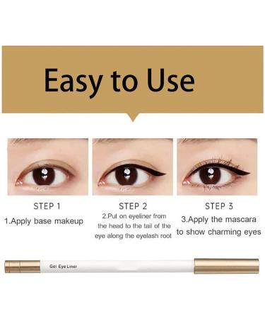 Ripobserve Eyeliner Eye Line Waterproof Eye Pencil Non-Smudging Waterproof Long-Lasting Eyeliner Pencil Extra Fine Eyeliner With Sharpener Matte Eyeliner Waterproof 2pc A - Buy Online on GoSupps.com
