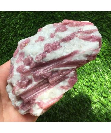 Healing Aura Red Tourmaline Quartz Crystal - Natural Primitive Rock Stone (480-500g) | International Shipping Available - Buy Online on GoSupps.com