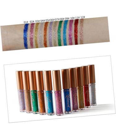 FOMIYES 2pcs Glitter Eye Shadow Liquid Eyeshadow Glitter Colorful Eyeliner Pen Liquid Eyeliner Water Proof 1 count (Pack of 1) As Shownx2pcs - Buy Online on GoSupps.com
