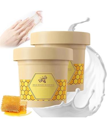 Masque pour les mains la cire de lait au miel Masque exfoliant pour hydrater les mains enlever les peaux mortes soin des mains exfoliant masque hydratant pour tous les types de peau (2)
