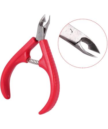 PSGS 1pc Nail Art Red Stainless Steel Cuticle Manicure Cutter Nippers Clipper Tool Cuticle Scissor Trimmer Manicure Tool (Color : Pink) - Buy Online on GoSupps.com