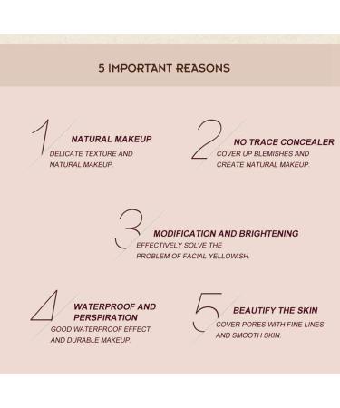 Long Lasting Makeup Concealer Cream - Flawless Full Coverage for All Skin Types - 4 Colors Available - Buy Online on GoSupps.com