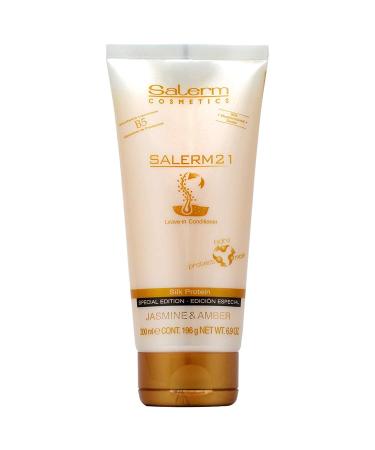 Salerm Cosmetics 21 B5 Silk Protein Leave-in Conditioner Jasmine & Amber  6.9 Ounce 6.90 Fl Oz (Pack of 1)