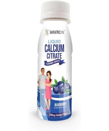 BariatricPal 1200mg Calcium Citrate Sugar-Free Liquid Shots - Blueberry (12-Pack) - Buy Online on GoSupps.com