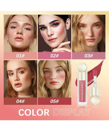 Matte Liquid Blush #05 - Lightweight Velvet Formula Long-Lasting & Easy to Blend - Natural Looking Cheek Color (1 Piece) - Buy Online on GoSupps.com