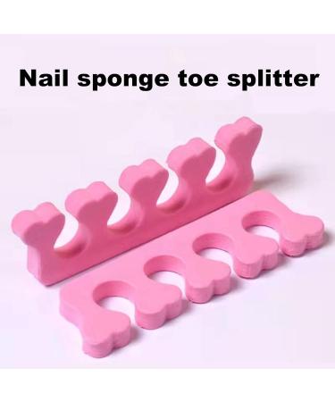 High Elasticity Nail Art Set for Women & Girls - 2 Soft Sponge Toe Separator Tools for Manicure & Pedicure - Buy Online on GoSupps.com