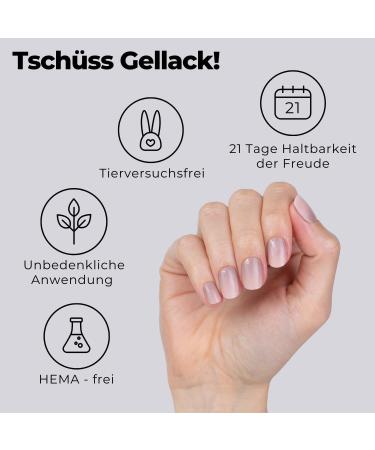 Original Miss Sophie UV Gel Nail Foils - Iced Coffee UV I 20 | Color Gradient Nail Polish Strips for Finger & Toenails | International Shipping Available - Buy Online on GoSupps.com