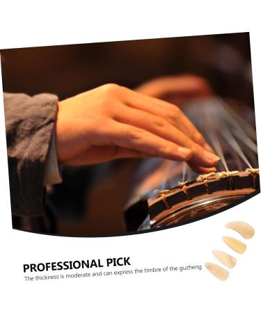 8 Pcs Guzheng nail pieces guzheng nails small guitar pick punch guzheng practice tools kids guitar picks guzheng prelectrum pipa child horns protection erhu musical instrument 2.7X1.2X0.1CM Yellow - Buy Online on GoSupps.com