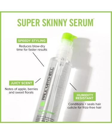 Paul Mitchell Super Skinny Serum & Instant Moisture Shampoo Bundle - Anti-Frizz Hair Care 150ml & 300ml for Smooth Protected Hair - International Shipping Available - Buy Online on GoSupps.com
