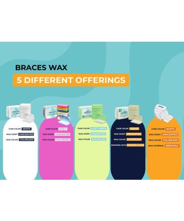Braces Wax - Natural Beeswax Dental Wax for Braces & Aligners | Food Grade Ortho Wax | Fresh Knight White Beeswax  - Buy Online on GoSupps.com
