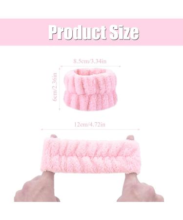 4 Pairs Wrist Washband Wash Set Microfiber Wrist Sweat Bands Ladies Soft Wristbands Face Washing Wristband Spa Wrist Towel Women Face Wash Wristband for Women Prevent Liquid from Spilling Down Arms - Buy Online on GoSupps.com