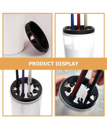 Zerodeko 2pcs Multifunctional Pencil Bottle & Brush Cleaner - Portable Artist Paint Water Cup Organizer - Perfect for International Shipping - Buy Online on GoSupps.com