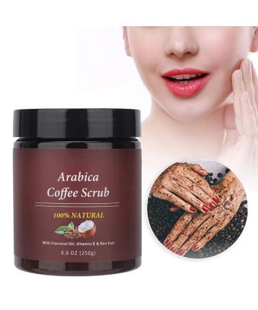 Natural Coffee Body Scrub Cream - Exfoliating & Anti-Aging | Fades Fine Lines | 250g - Buy Online on GoSupps.com
