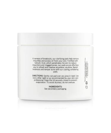 DermaQuest DermaClear Pads - Salicylic Acid Acne Treatment for Adults & Teens - 50 Acne Wipes for Face, Neck, Chest & Back - Buy Online on GoSupps.com