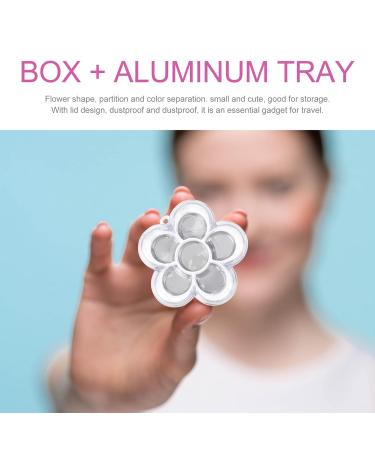 Buy Minkissy 8pc Makeup Palette & Lipstick Container Set - Travel Aluminum Eyshadow & Highlighter Box | International Shipping Available - Buy Online on GoSupps.com