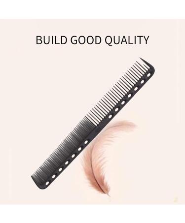 Carbon Fine Cutting Comb 3 Pieces Carbon Fibre Hair Cutting Comb Salon Hairdressing Fiber Carbon Barber Comb Heat Resistant Barber Comb - Buy Online on GoSupps.com