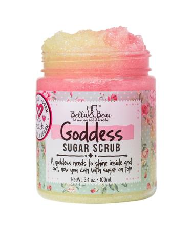 Bella & Bear Goddess Sugar Scrub - Travel Size - Vegan 3.4oz (Travel Size)