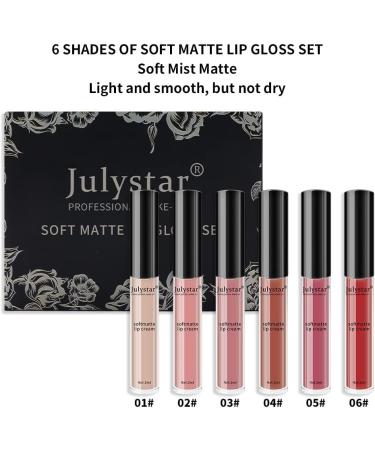  G n rique Interookie Velvet Water Mist Six Lips Glaze Suit Matte Color Fast Liquid Lipstick - Buy Online on GoSupps.com