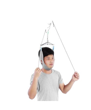 Adjustable Cervical Traction Neck Support for Pain Relief | Spine Fixation & Correction Equipment - Bahrre - Buy Online on GoSupps.com