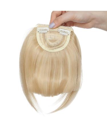 SEGO Clip-in Pony Hairpiece Extensions - Realistic Ash & Bleach Blonde Fringe Bangs - Buy Online on GoSupps.com