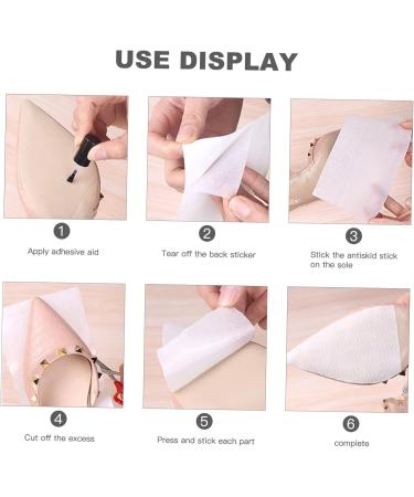 FOMIYES Non-Slip Sole Stickers for Sneakers | Rubber Sole Protector Patch 25x10cm | Anti-Slip Mat for Sports Shoes - Buy Online on GoSupps.com