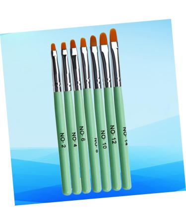 Beaupretty 1 Set manicure tools nail tools nail art decoration Nail Art Pen pinceles para u as acrilicas Nail Manicure Accessories Nail Decoration gel Nail Pen decorate Wooden pole 13.8x1cm Green - Buy Online on GoSupps.com