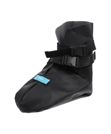 Healifty Socks Winter Socks Weather Surgery Shoe Braces Women with Recovery Sock Brace Injuries Joints Boot All-Wrapped Plaster Support Foot Air Size Gypsum Postoperative Leg Plantar Fasciitis Warm Black M