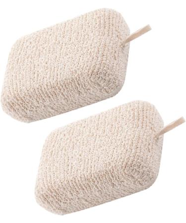 4pcs Honeycomb Bath Scrubber Exfoliating Mesh Sponges - Spa Beige Loofahs for Shower & Body Wash - Buy Online on GoSupps.com