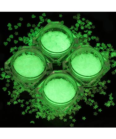 4 Boxes Luminous Nail Art Sequins & Stickers - Glitter Makeup for Women & Girls | DIY Manicure & Nail Studio Supplies for Parties & Masquerades - Buy Online on GoSupps.com