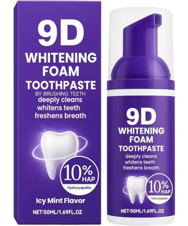 Dentifrice Mousse Blanchissant Mousse Dentaire P te Rafra chissante pour l'Haleine Renforcement des Dents Contr le de la Plaque Dentaire Am lioration de la Blancheur 1pcs