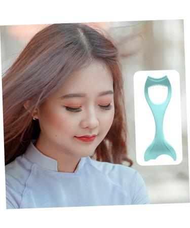 Mikinona Mutitool Stencil Shape for Compact Separator Mascara Applicator Women Lash Helpers Mermaid Aid Make with 15X5.7CM Blue - Buy Online on GoSupps.com