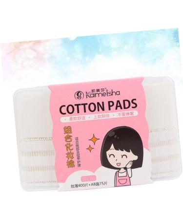 DOITOOL 2 1 Cotton Pads Face Wipes Makeup Removing Wipes Cleaning Tool Facial Puff Disposable Beauty Accessories Makeup Tool Makeup Cotton Wet Wipes Towel Skin Care White 5.8X5.3CM White - Buy Online on GoSupps.com