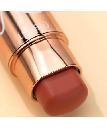 Versatile Lipstick Blush Stick Blendable Cream Blush Stick for Face Lip Cheek Waterproof Natural Cream Blusher Makeup - Buy Online on GoSupps.com