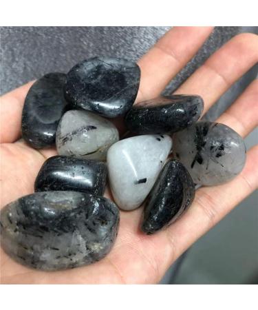 Natural Magic Natural Gemstone Black Tourmaline Tumbled Crystals Stone for Decoration Stone Mineral Specimen - Buy Online on GoSupps.com
