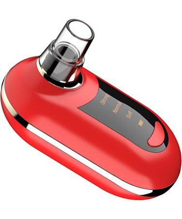 UPQRSG Blackhead Remover Pore Vacuum Mini Handheld Blackhead Remover Suctioner 3 Modes USB Rechargeable Electric Pore Extractor with 5 Suction Heads Facial Pore Cleaner for Women or Men(Red) - Buy Online on GoSupps.com