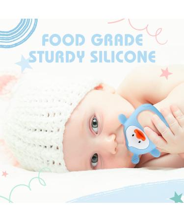 Silicone Duck Baby Teether Toy for Infants 3+ Months - BPA Free and Easy to Clean - Buy Online on GoSupps.com