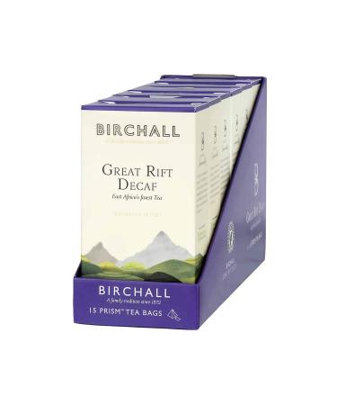 Birchall Great Rift Th d caf in Un th classique avec une touche d caf in e et une saveur distinctive une tasse de th rafra chissante et savoureuse pour les amateurs de th 6 bo tes de 15 Sachets de th d caf in 90 Total - 15 Bags x 6 Boxes