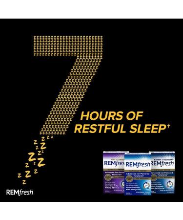 REMfresh Extra Strength 5mg Melatonin Sleep Aid (36 Caplet) - Doctor Recommended - Pharmaceutical-Grade for Immune Function - Ultrapure Melatonin 36 Count - Buy Online on GoSupps.com