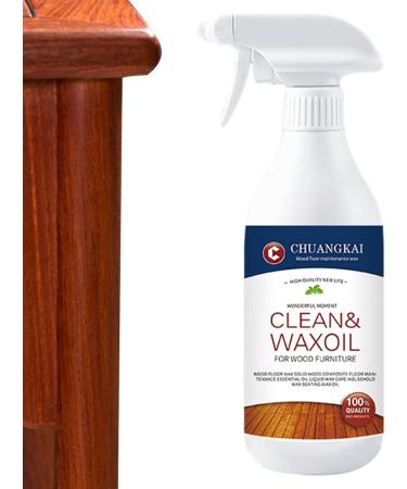 Wood Polish Spray | 16.9oz Liquid Beeswax Wood Finish | Floor Liquid Cleaner Liquid Furniture Wax Cleaning And Maintenance Agent For Brightening Home Thaely - Buy Online on GoSupps.com