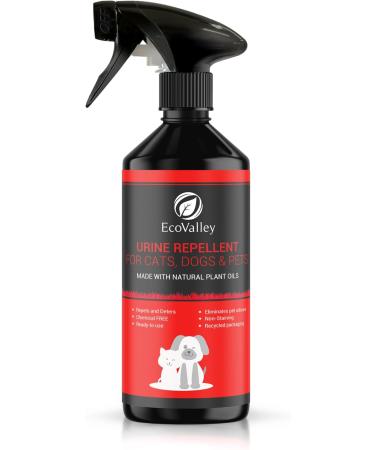 EcoValley Urine Stopper Spray 500ml - Dog & Cat Odour Eliminator, Eco-Friendly Cleaner for Carpets & Puppy Training - Buy Online on GoSupps.com
