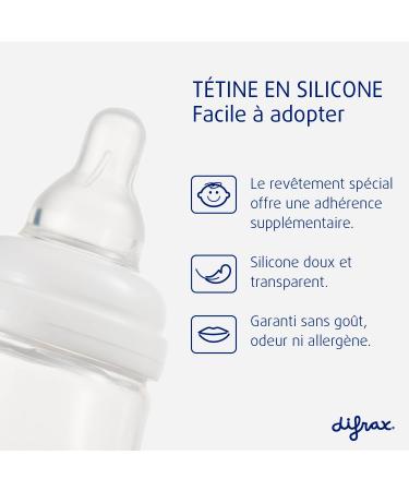 Difrax S Large Shape Advantage Baby Bottle Set - 250 ml - Anti Colic 0-6 Months Baby Bottles Birth and Up - Cream and Beige - Buy Online on GoSupps.com