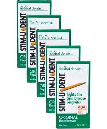 Stim-U-Dent Plaque Removers (Pack of 5)